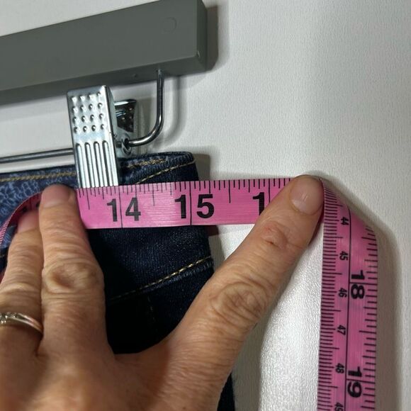 Paige Laurel Canyon Womens Denim Jeans Wide Leg Flared Blue Wash Size 26 - Picture 5 of 11